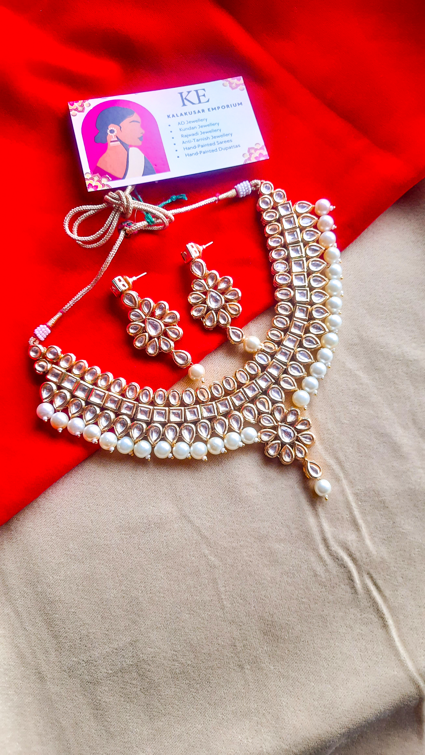 The Maharani Premium Kundan Set