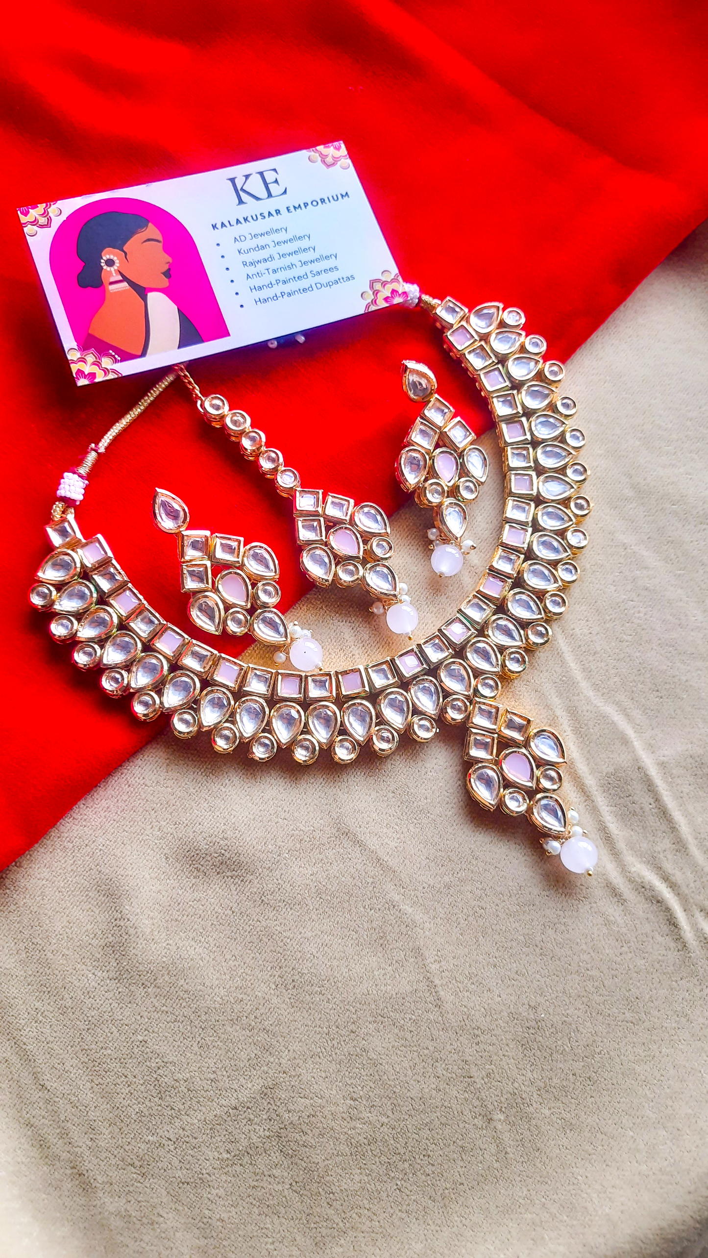The Maharani Premium Kundan Set