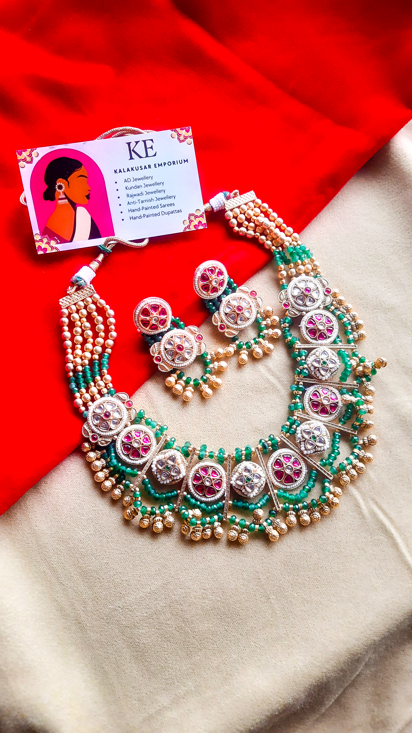 Rajwada Elegance Kundan Set
