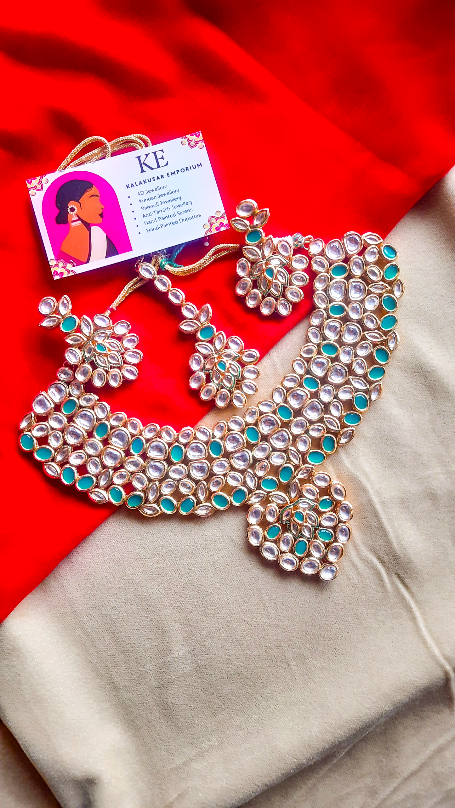 The Maharani Bridal Kundan Set