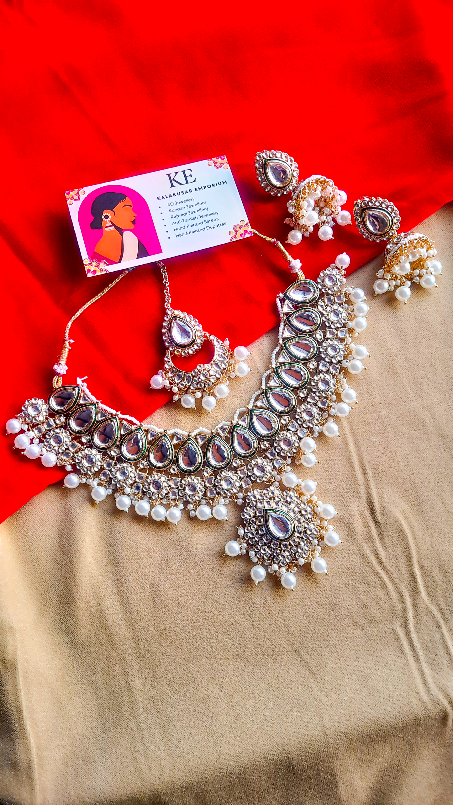 Rajwada Elegance Kundan Set