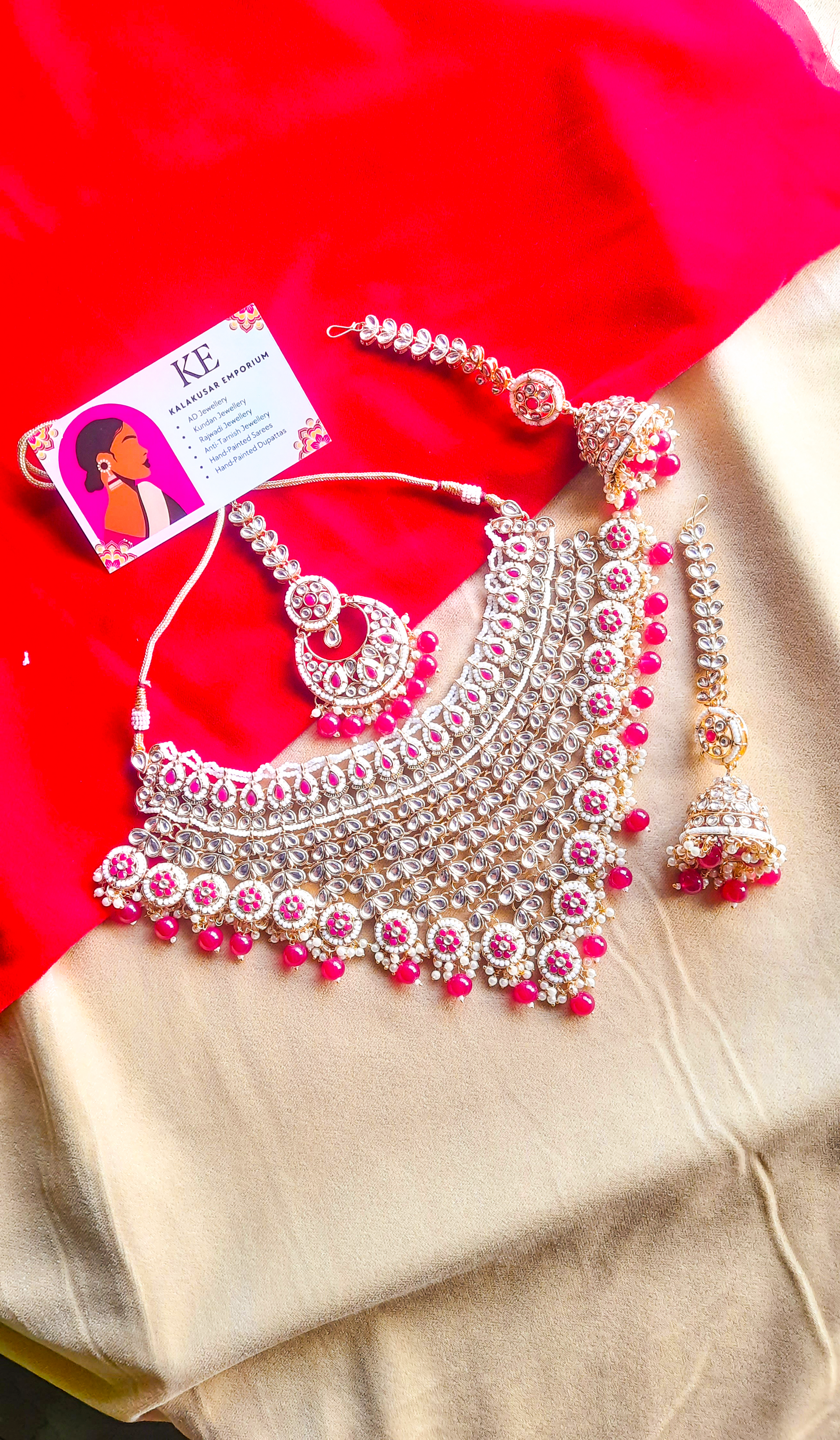 Rajwada Elegance Kundan Set