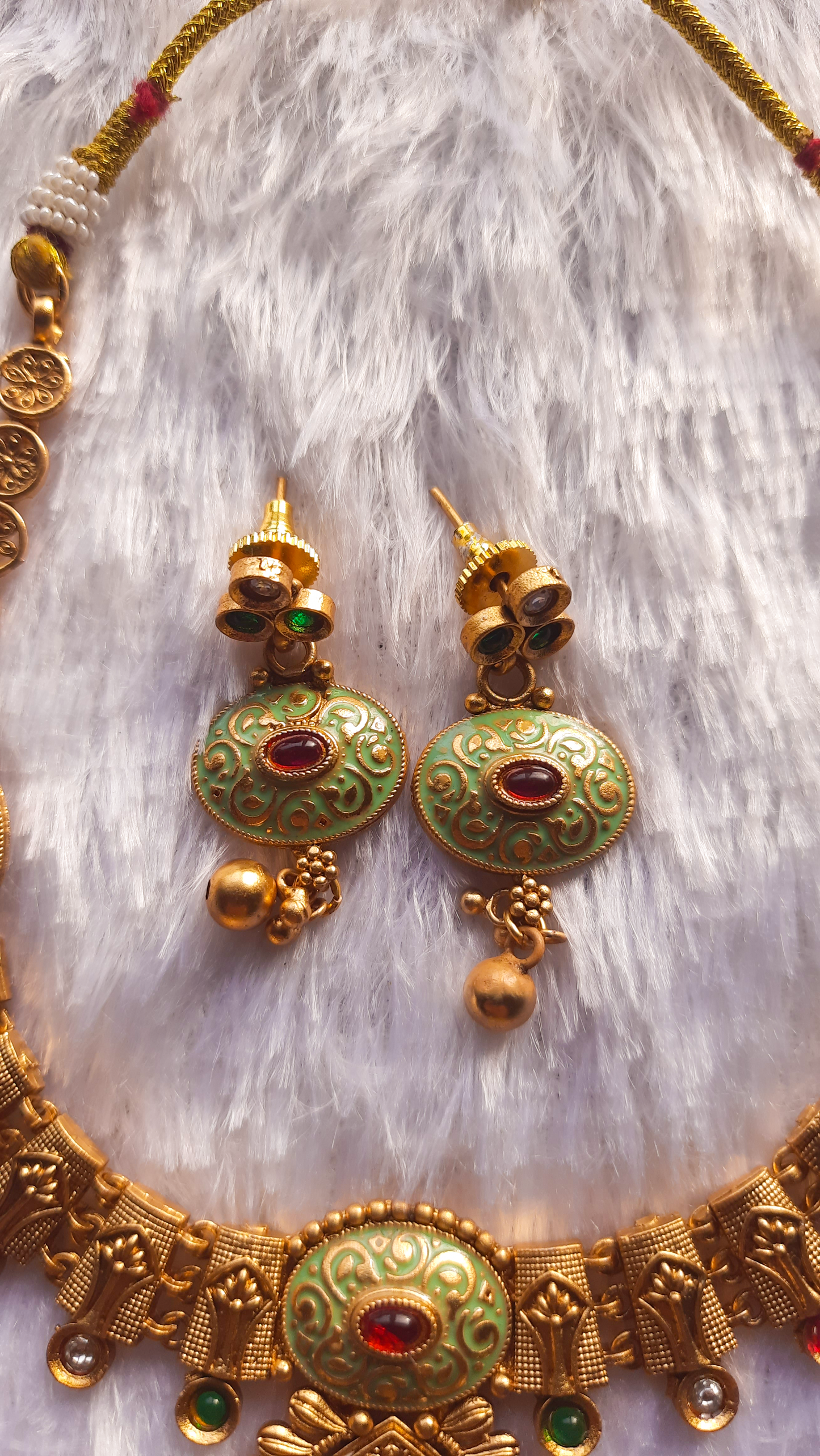 Rajwadi Meenakari Set