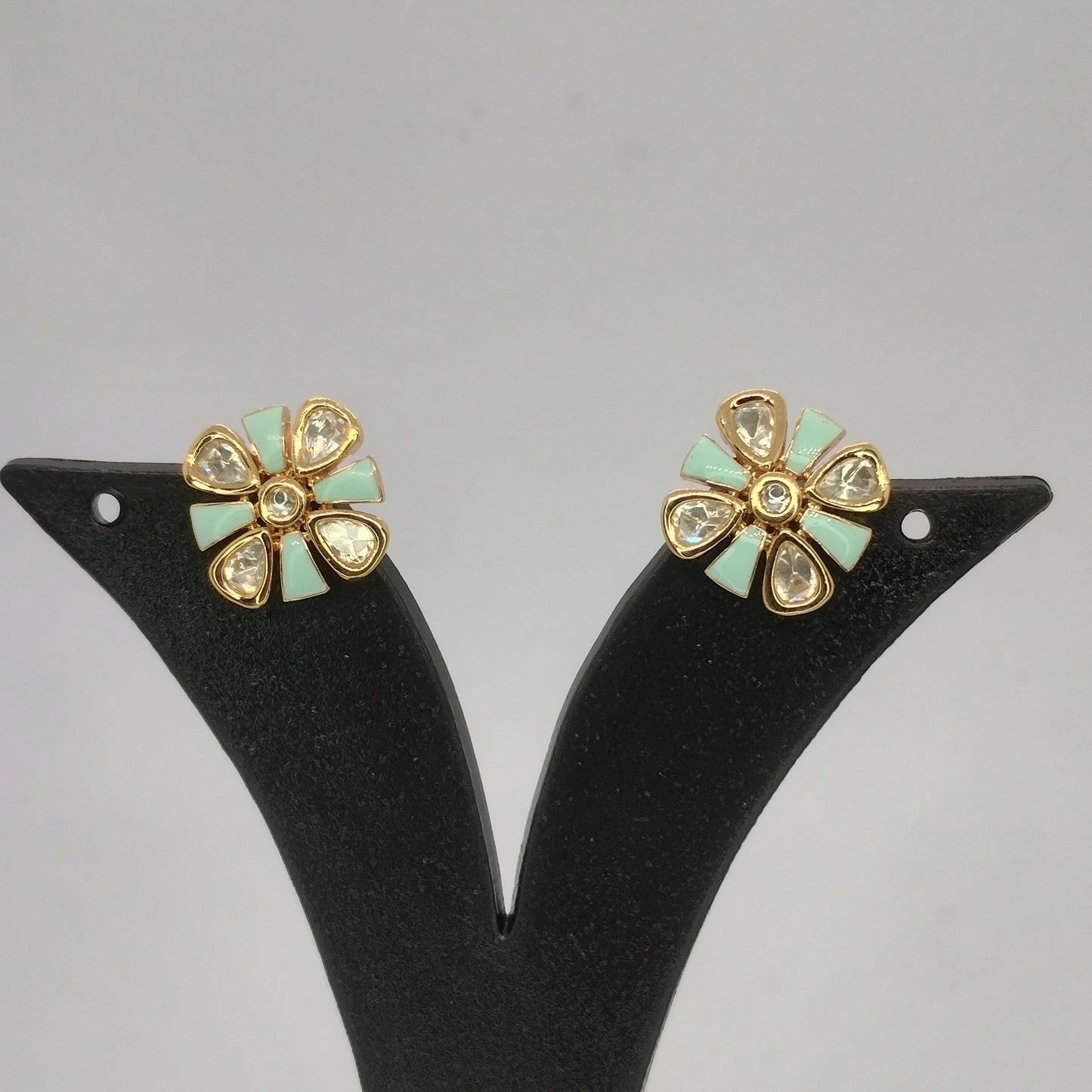 Pastel Petals – Moissanite Earrings
