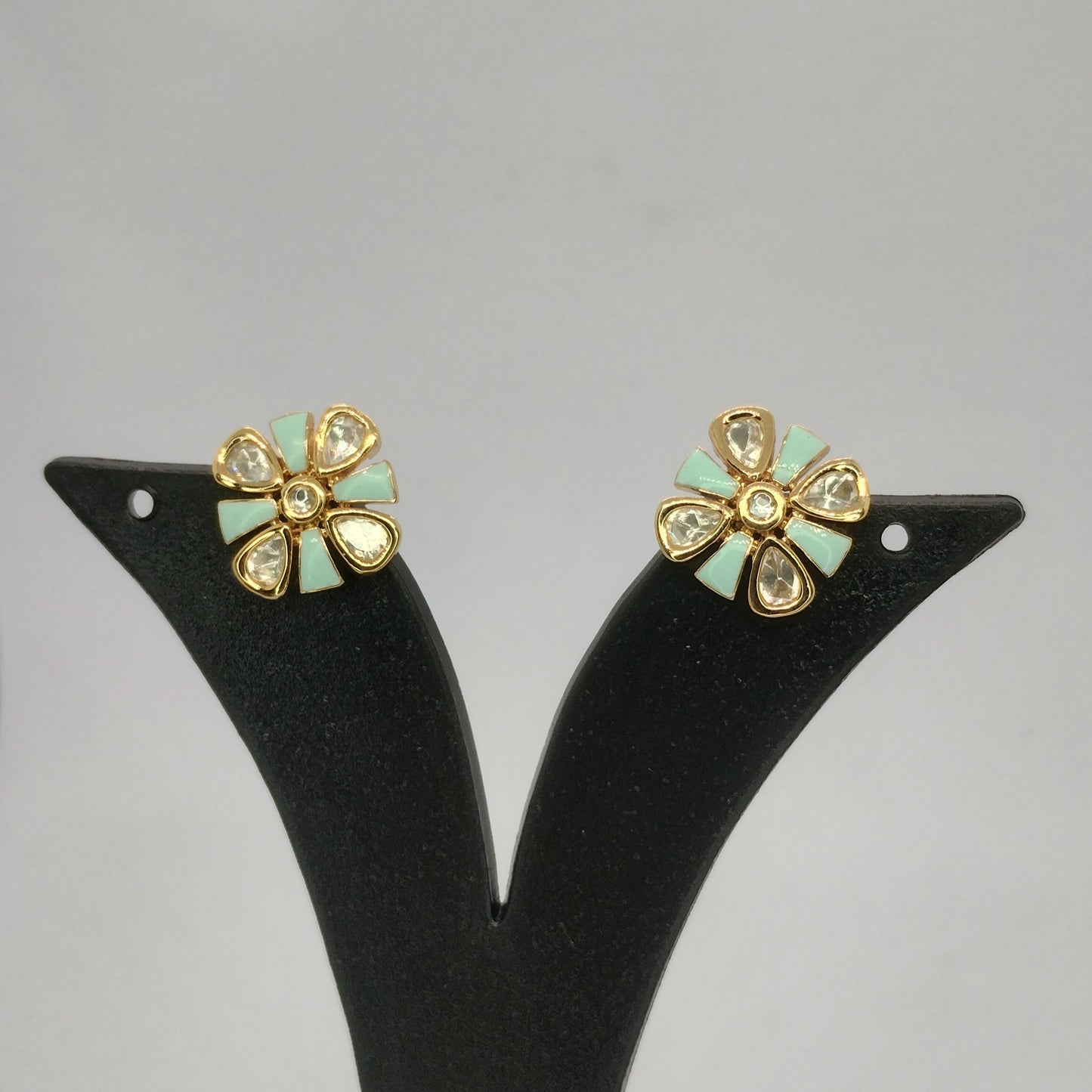 Pastel Petals – Moissanite Earrings
