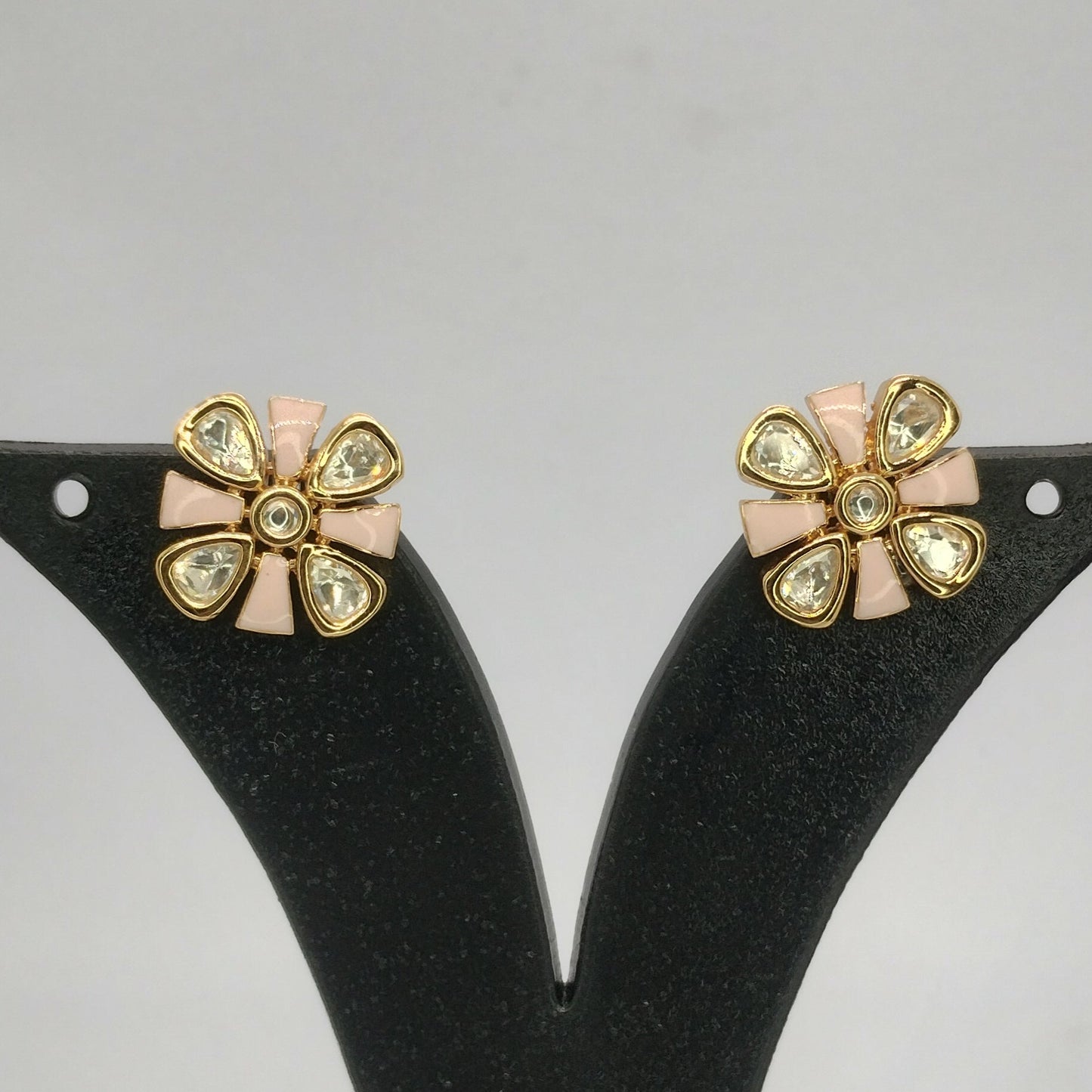 Pastel Petals – Moissanite Earrings