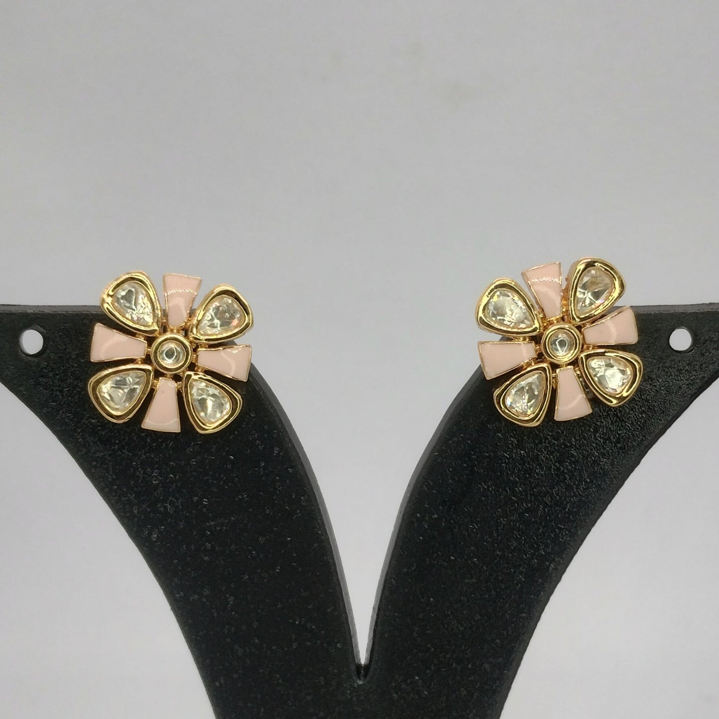 Pastel Petals – Moissanite Earrings
