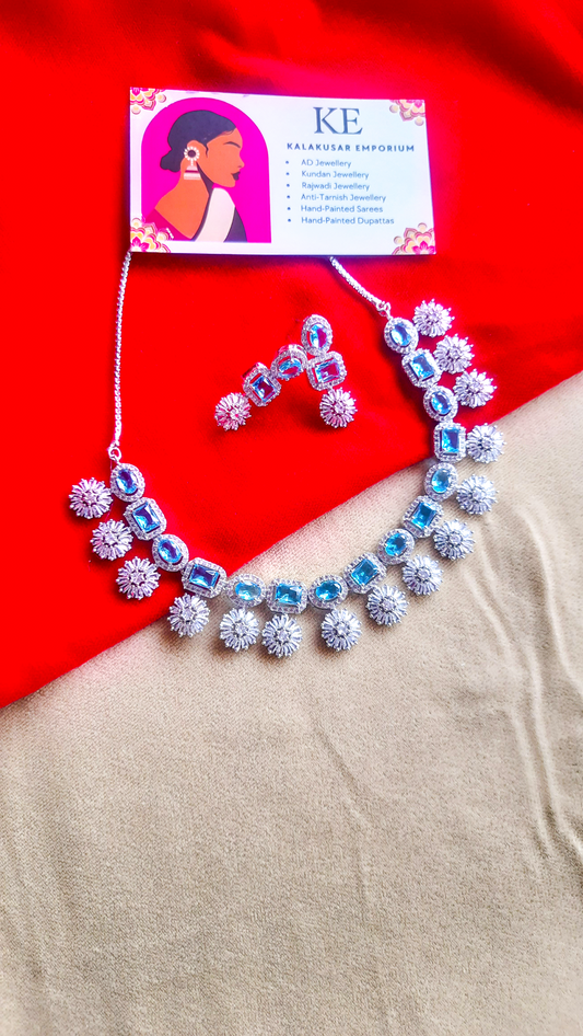 Timeless Sparkle AD Stone Necklace