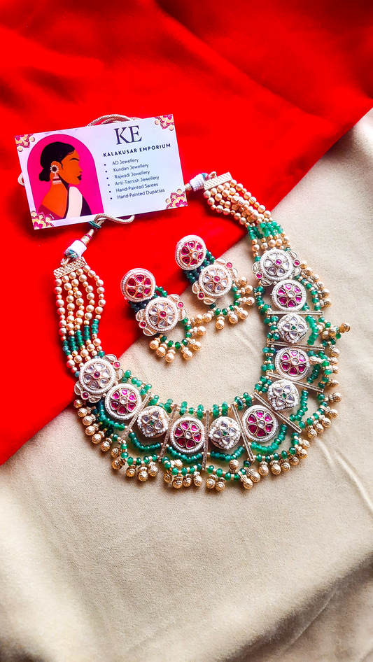 Rajwada Elegance Kundan Set