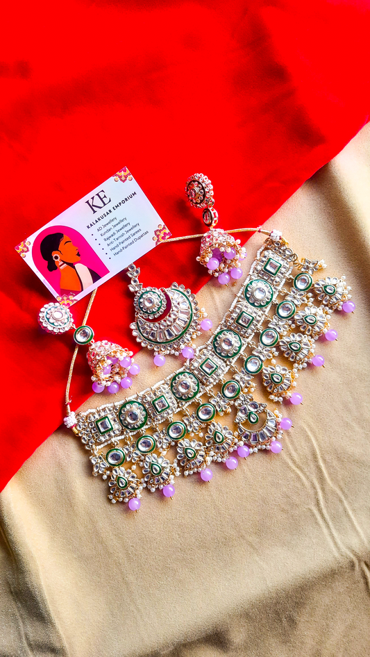 Rajwada Elegance Kundan Set