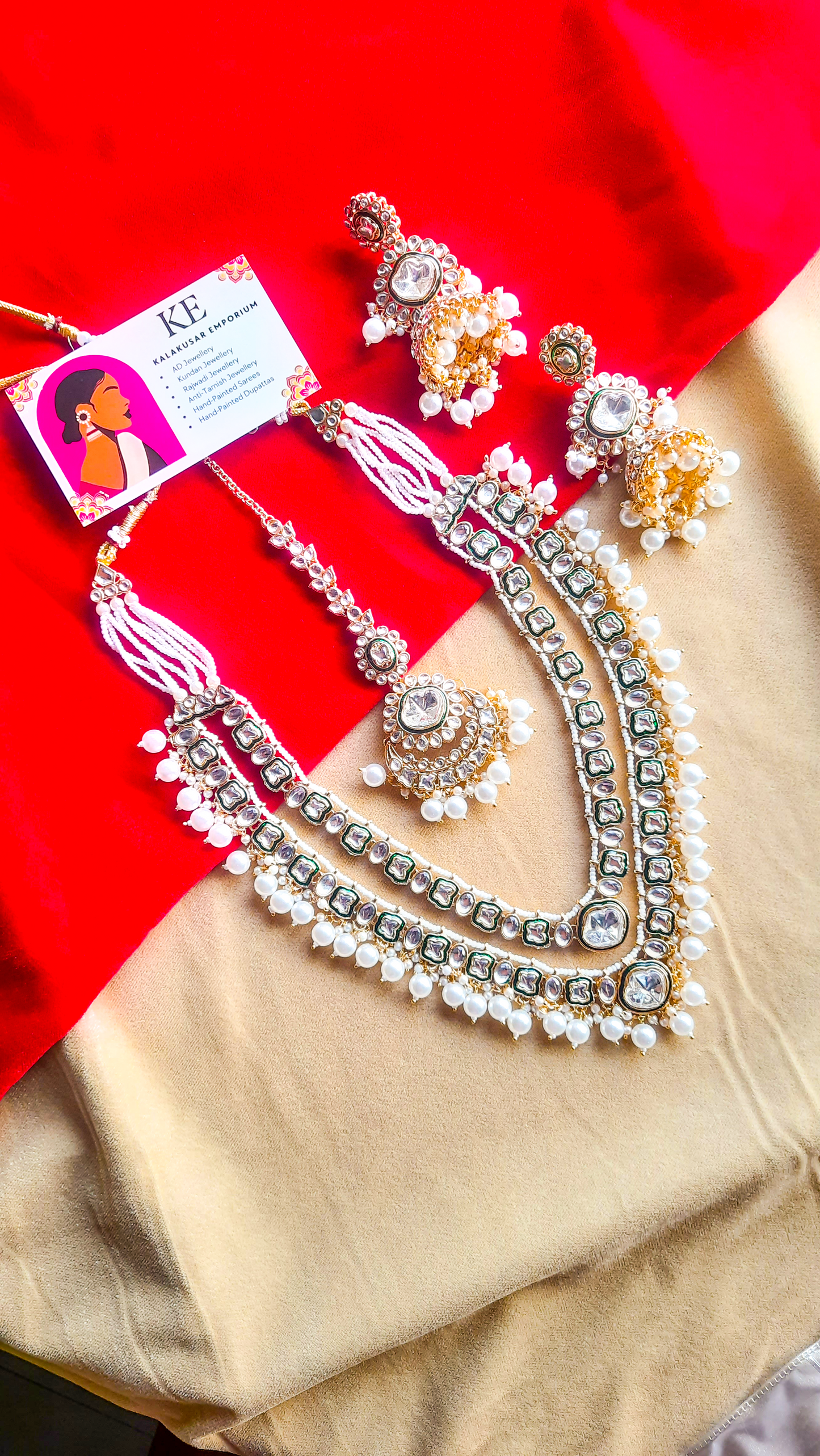 Rajwada Elegance Kundan Set