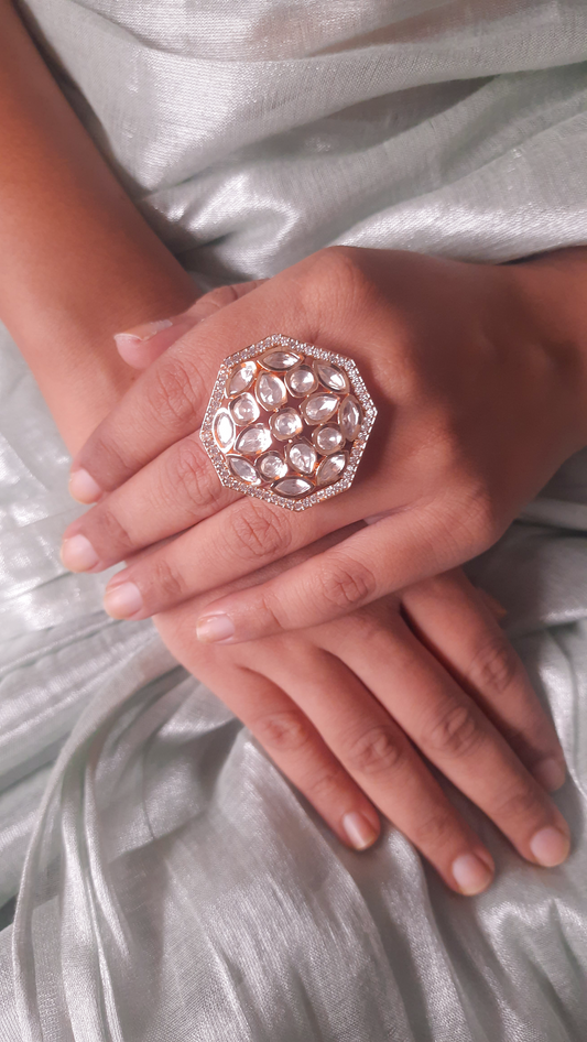 Timeless Solitaire Moissanite Finger Ring