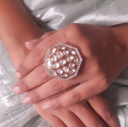 Timeless Solitaire Moissanite Finger Ring