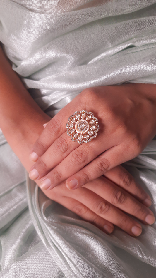 Classic Radiance Moissanite Engagement Ring