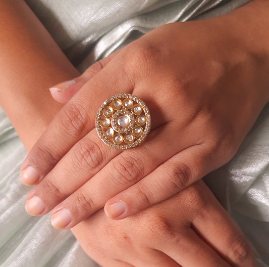 Kundan Festive Ring