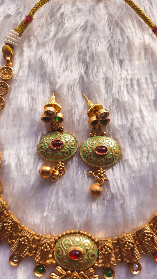 Rajwadi Meenakari Set