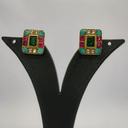 Royal Bloom – Jadau Earrings