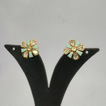 Pastel Petals – Moissanite Earrings