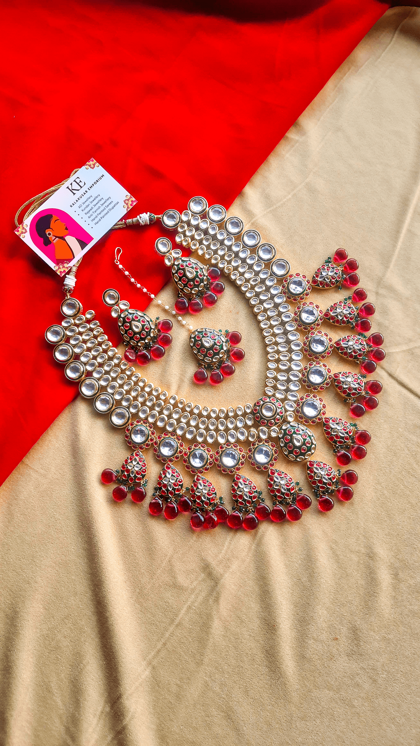 The Maharani Bridal Kundan Set